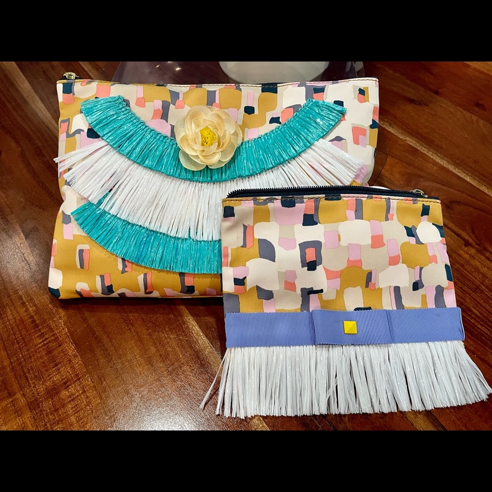 Embellished pouches by Fossil